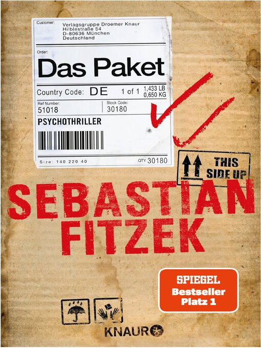 Title details for Das Paket by Sebastian Fitzek - Available
